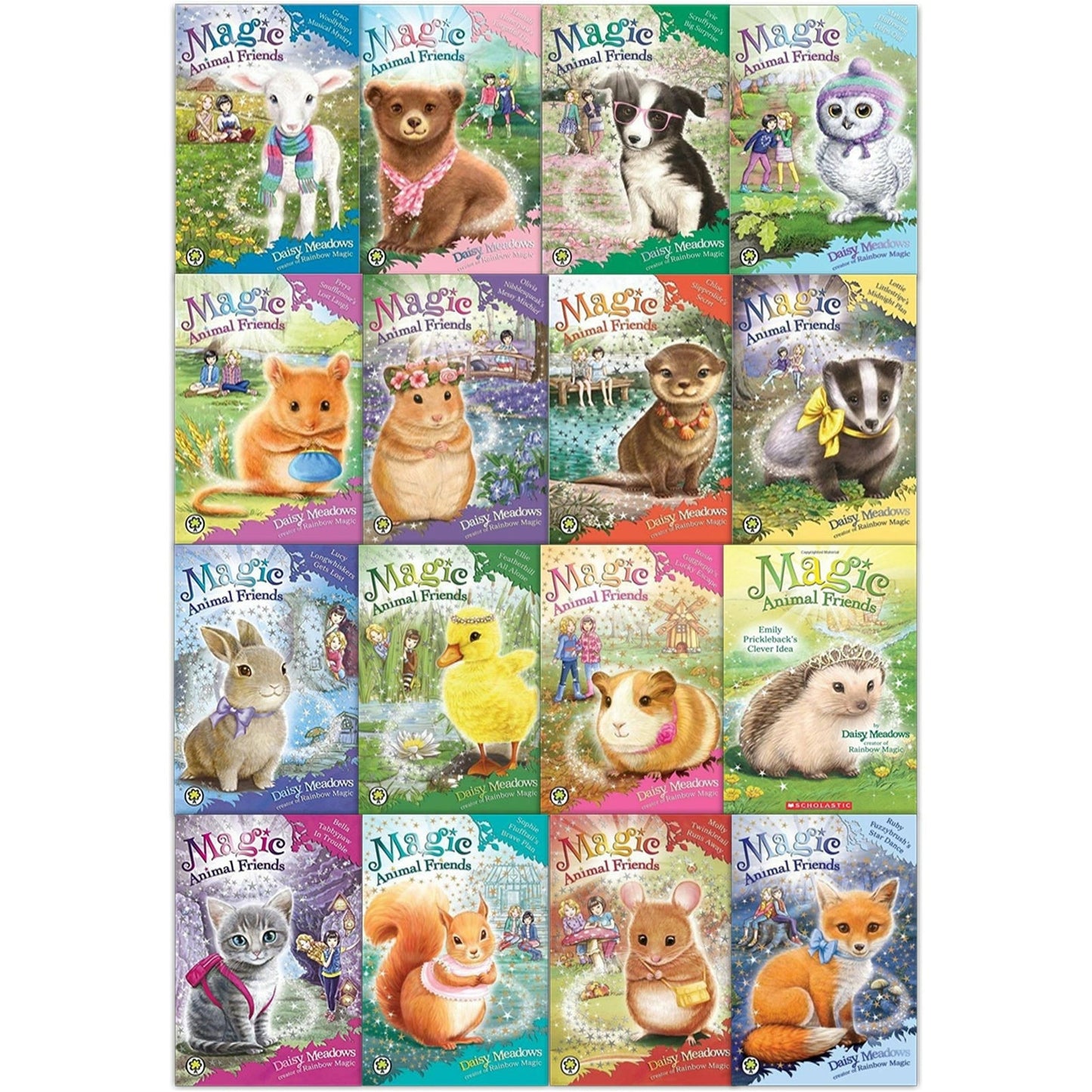 Magic Animal Friends Enchanted Animals Collection 16 Books Box Set by Daisy Meadows (Series 1 - 4)