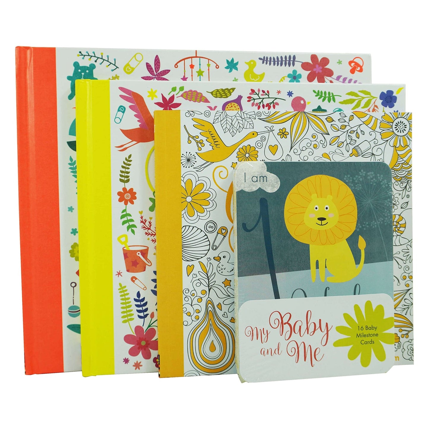 Baby Books - Baby Record Book Set - NEW BABY GIFT SET (0-6 MONTHS)