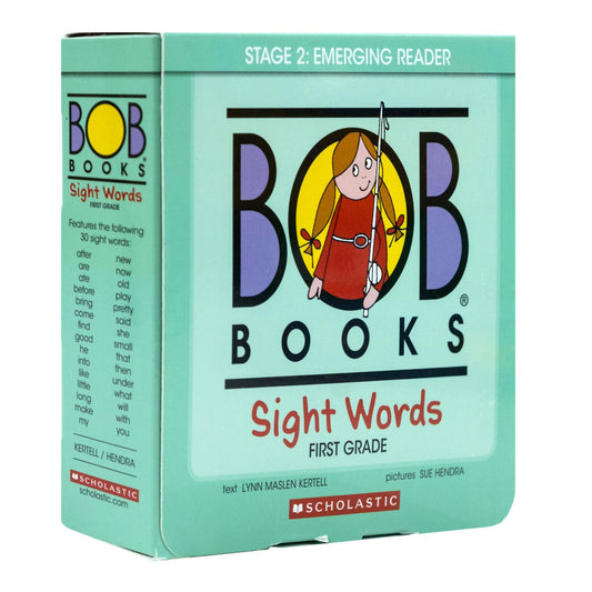 Bob Books: Sight Words First Grade (Stage 2: Emerging Reader) 10 Books Collection Set By Scholastic