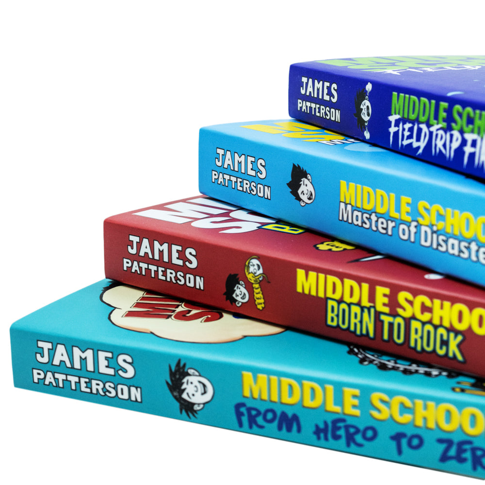 Middle School Series 4 Books Collection Set By James Patterson (Books 10-13)