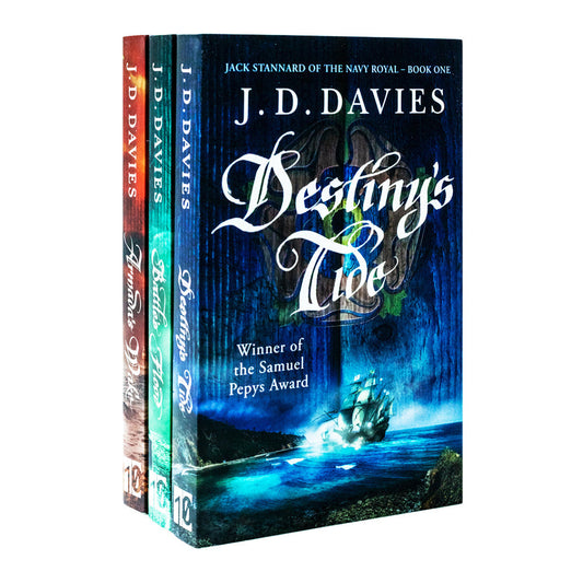 J D Davies Jack Stannard of the Navy Royal Series Collection 3 Books Set (Destiny's Tide, Battle's Flood, Armada's Wake)