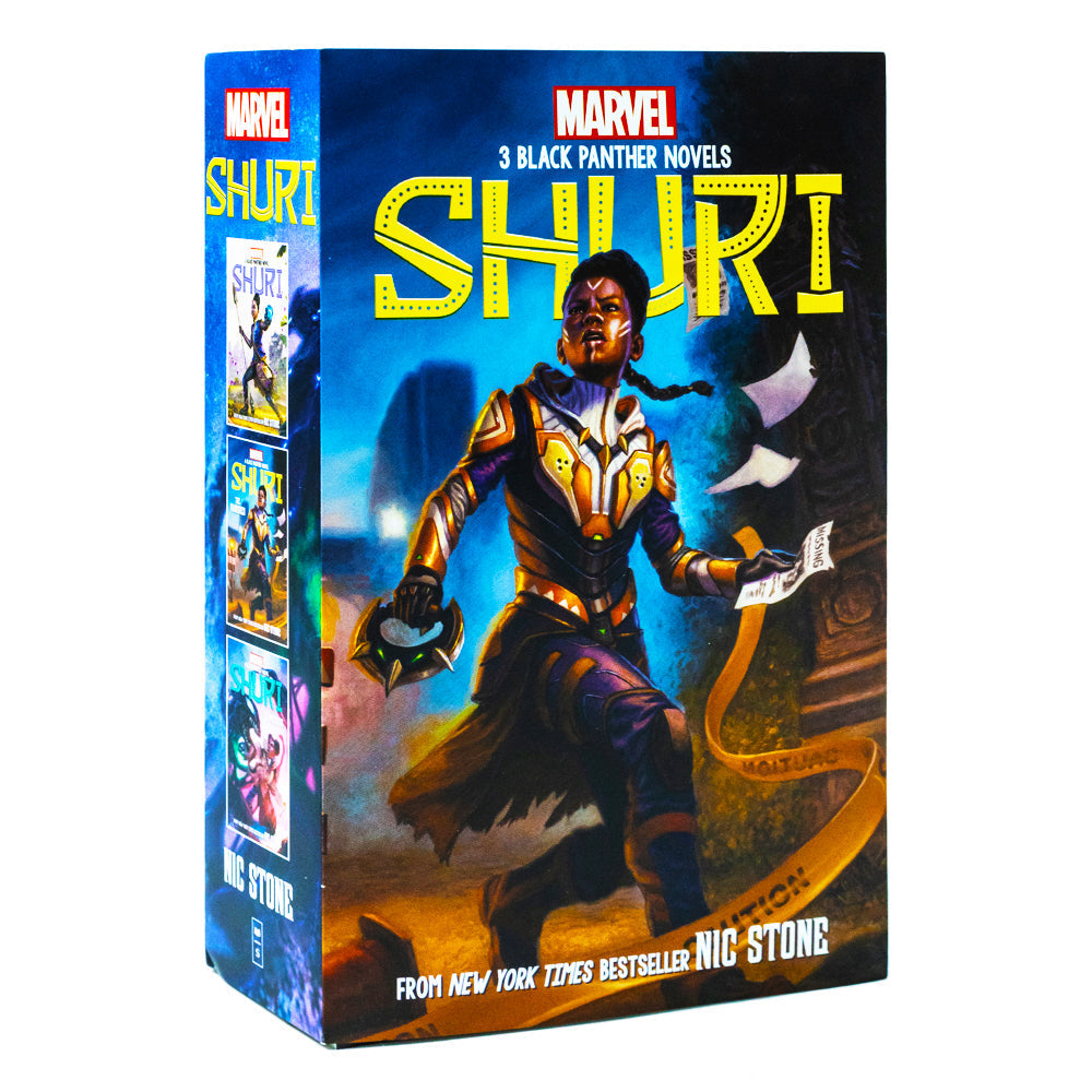 Marvel Black Panther Shuri Series 3 Books Collection Set By Nic Stone (Shuri: A Black Panther, The Vanished & Symbiosis)