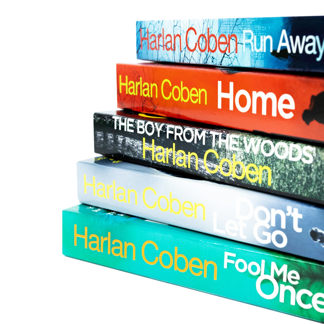 The Stranger Series 5 Books Collection Set By Harlan Coben NETFLIX(Home, Fool Me Once, Run Away, The Boy From The Woods, Don't Let Go)