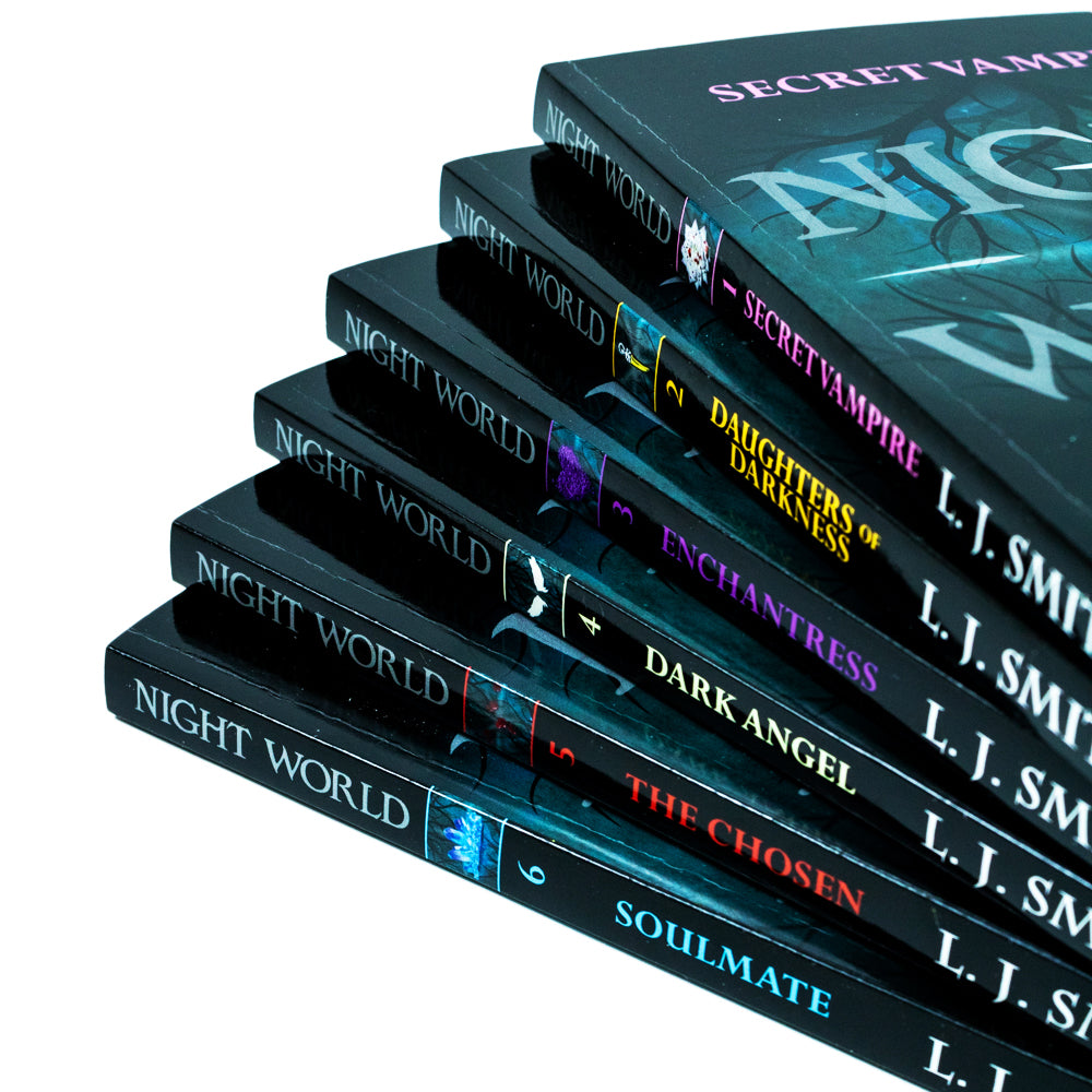 Night World Series 6 Books Collection Box Set (Secret Vampire, Daughters Of Darkness, Enchantress, Dark Angel, The Chosen & Soulmate) by L.J. Smith