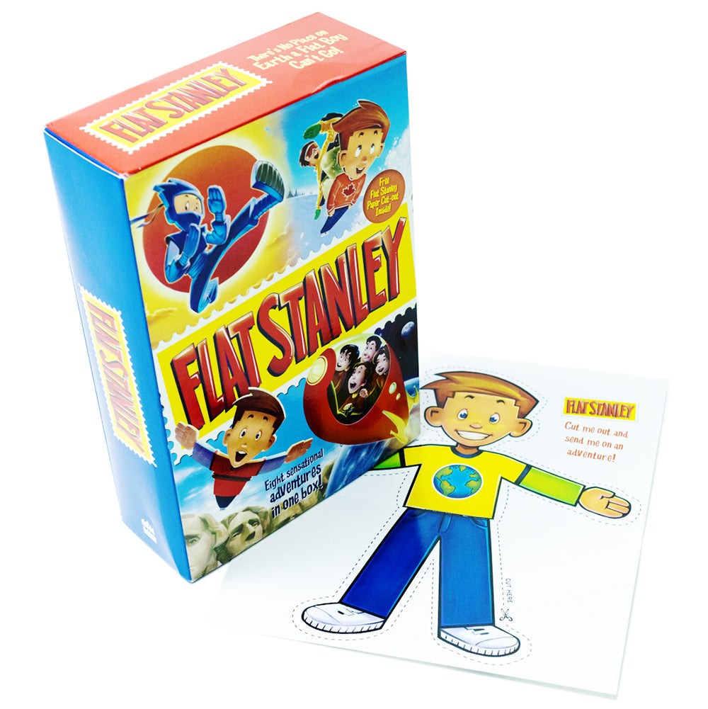 Flat Stanley Adventure Series Collection 8 Book Set