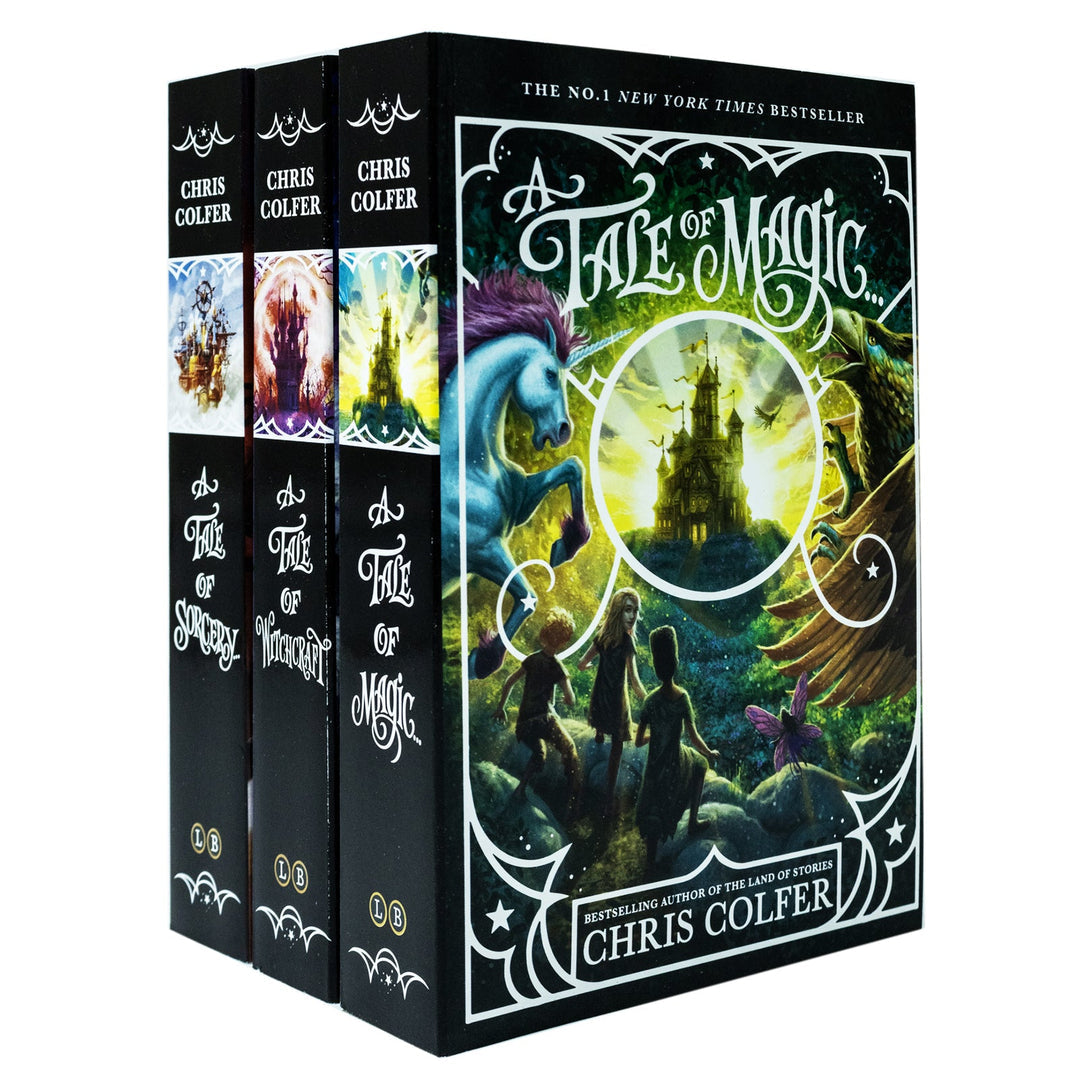 A Tale of Magic 3 Books Paperback Boxed Set By Chris Colfer (Tale of Magic, Tale of Witchcraft & Tale of Sorcery)