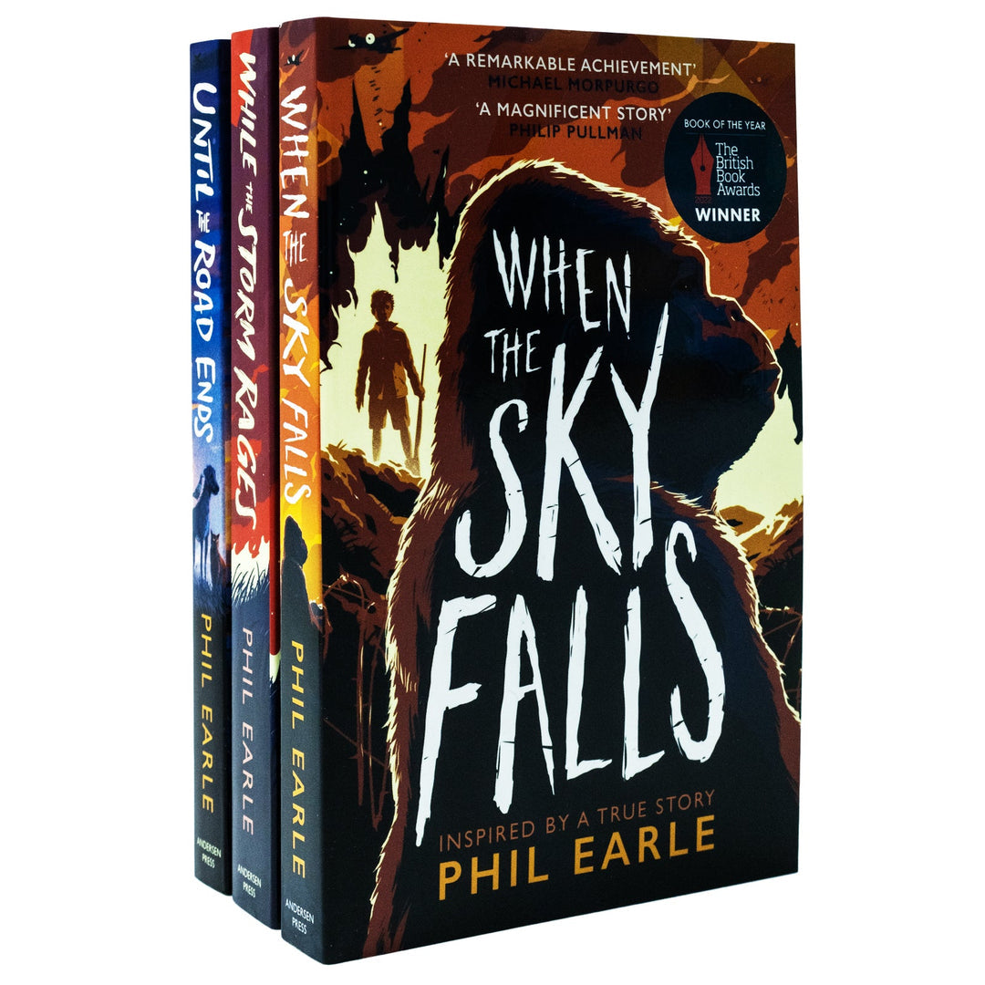 Phil Earle Collection 3 Book Set (While the Storm Rages,Until The Road Ends, When the Sky Falls)