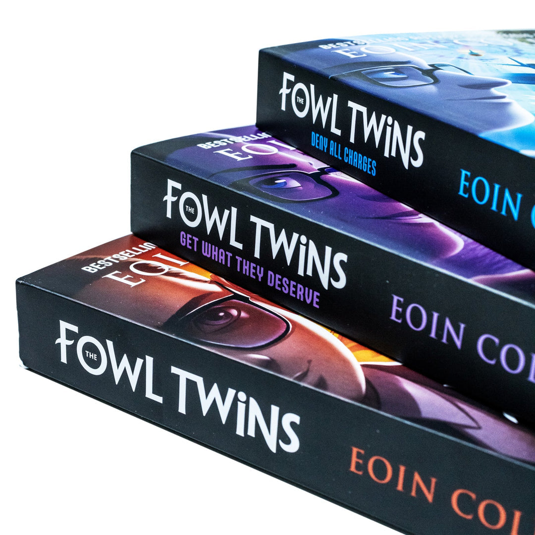 The Fowl Twins Series 3 Books Collection Set By Eoin Colfer (The Fowl Twins, Deny All Charges, Get What They Deserve)