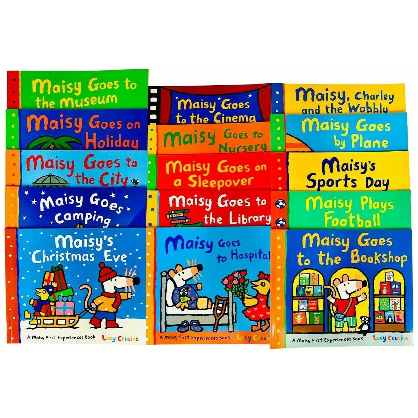 Σετ συλλογής Maisy Mouse First Experience 15 Books Pack από τη Lucy Cousins