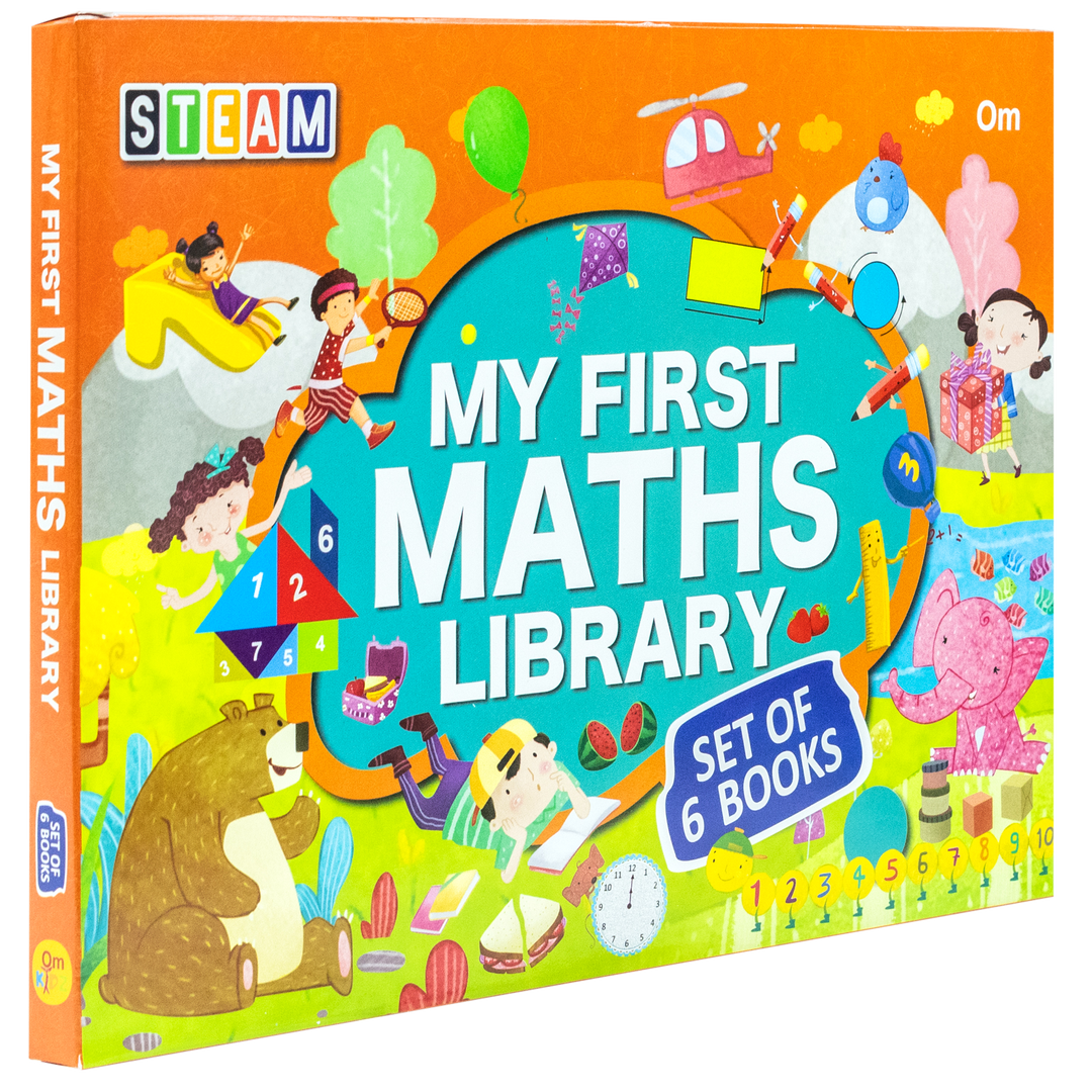 My First MATHS Library Set of 6 Books Collection Set By Shweta Sinha Level 1- 3