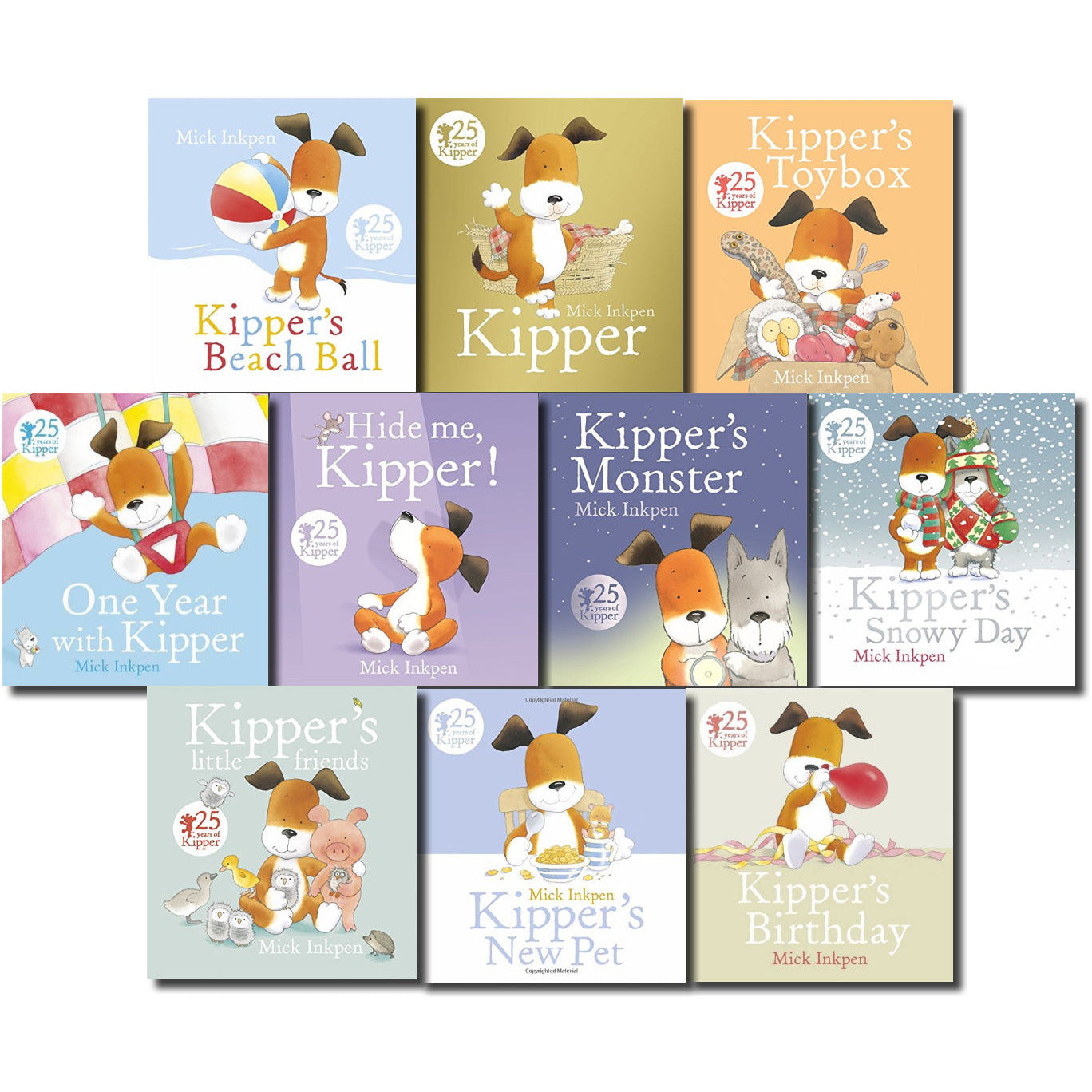 Kipper the Dog Collection 10 Books Set Inc Κουτί παιχνιδιών, Γενέθλια, Snowy Day