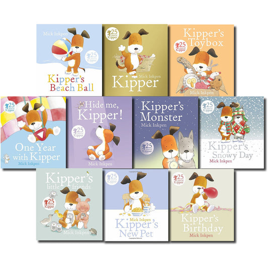 Kipper the Dog Collection 10 Books Set Inc Κουτί παιχνιδιών, Γενέθλια, Snowy Day