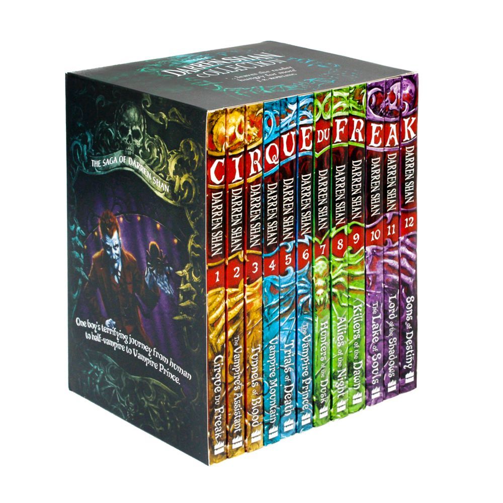 Cirque Du Freak The Saga of Darren Shan Συλλογή 12 Βιβλίων Σετ