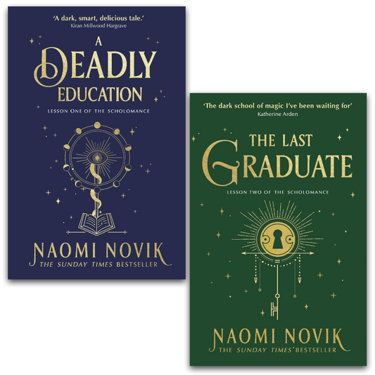 Naomi Novik Scholomance Series 2 Books Collection Set (A Deadly Education, The Last Graduate)