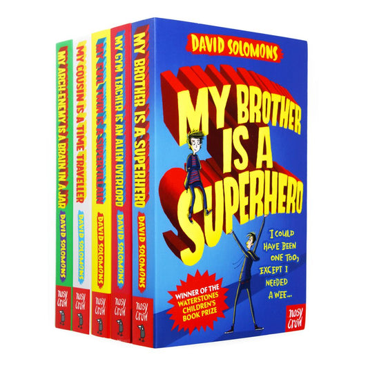 My Brother is a Superhero Series 5 Books Collection Set By David Solomons