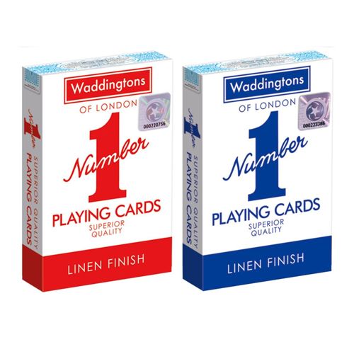 Γνήσιο Classic Red and Blue – Waddingtons No1 Playing Cards Assorted (Παρέχεται ένα)