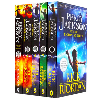 Percy Jackson Ultimate Collection 5 Books Set By Rick Riordan