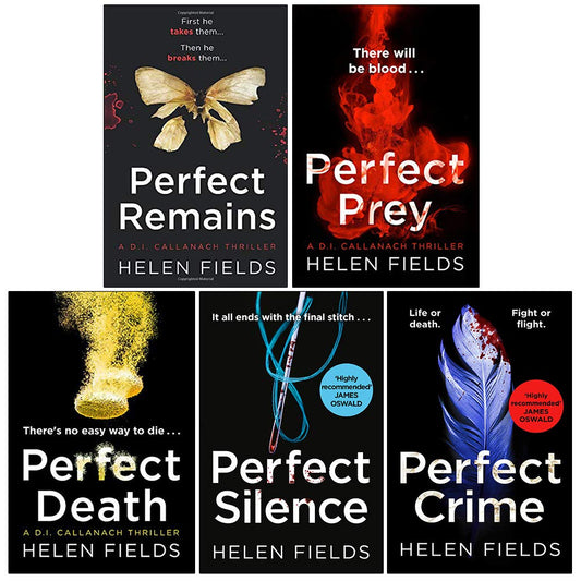 A DI Callanach Thriller Series 5 Book Collection Set Perfect Crime, Perfect Prey, Perfect Silence, Perfect Death, Perfect Remains