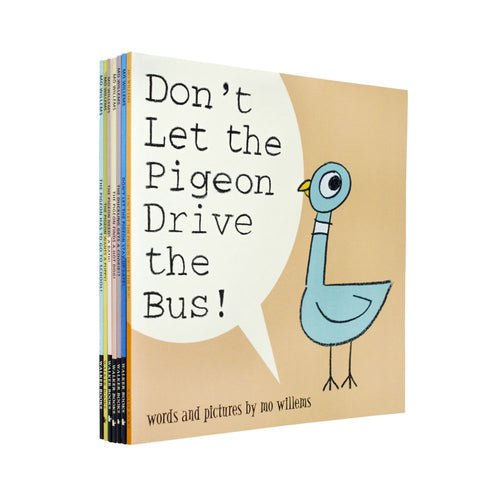 Σετ συλλογής βιβλίων Pigeon Series 7 Dont Let The Pigeon Stay Up Late Το Pigeon Needs A Bath The Pige..