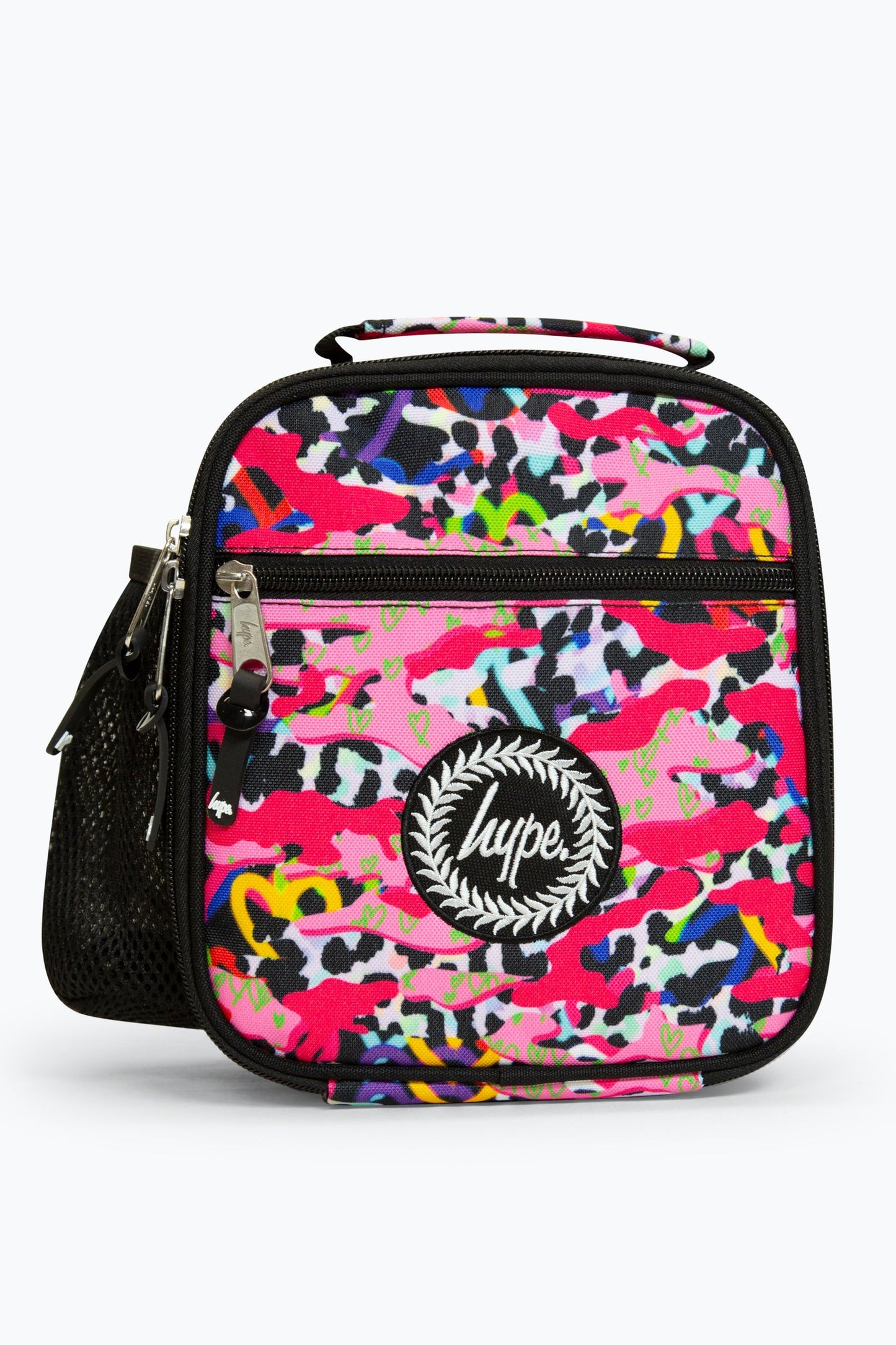 Hype Pink Patterns Lunch Bag