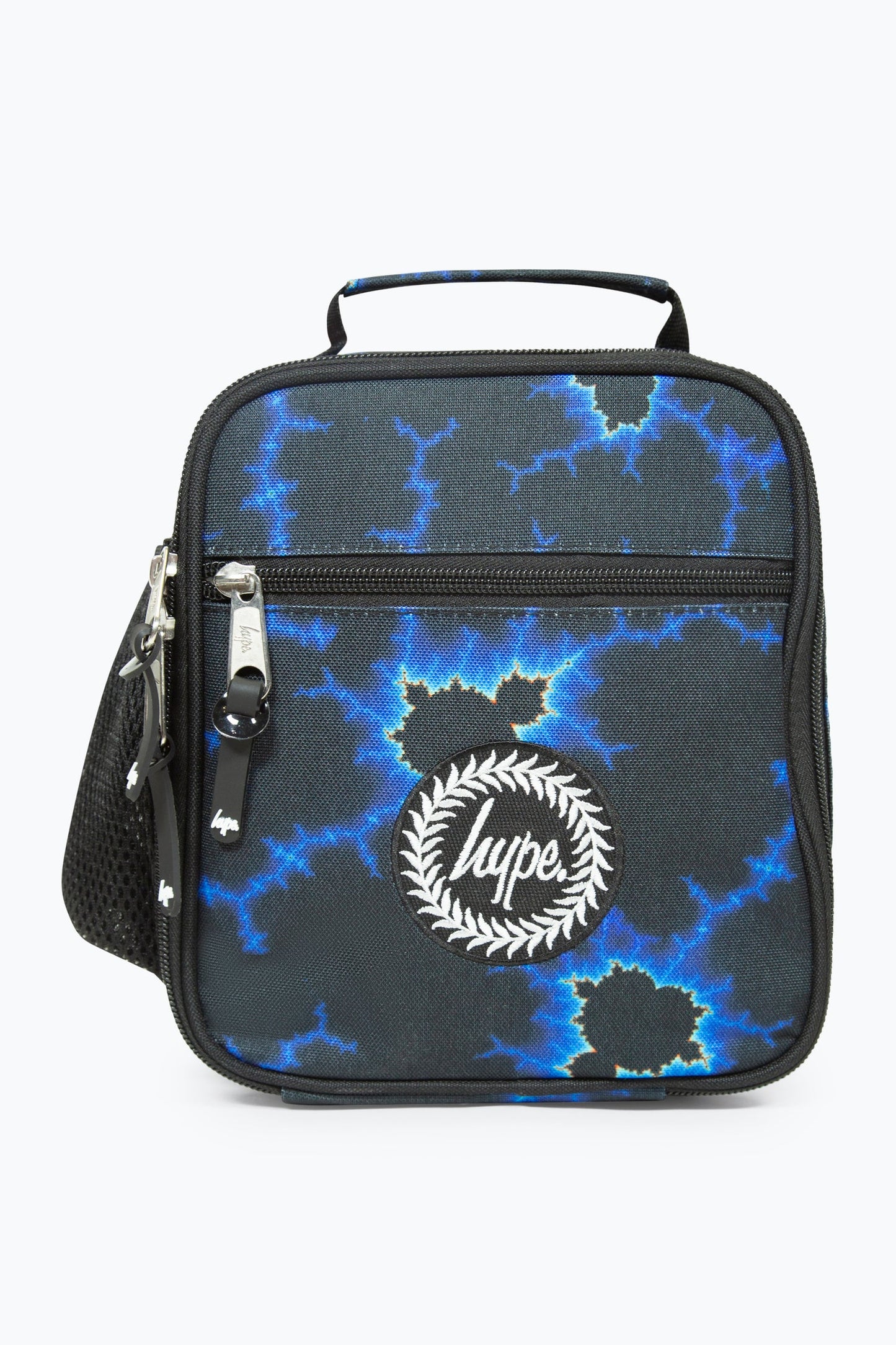 Hype Boys Black Blue Lightning Lunch Box