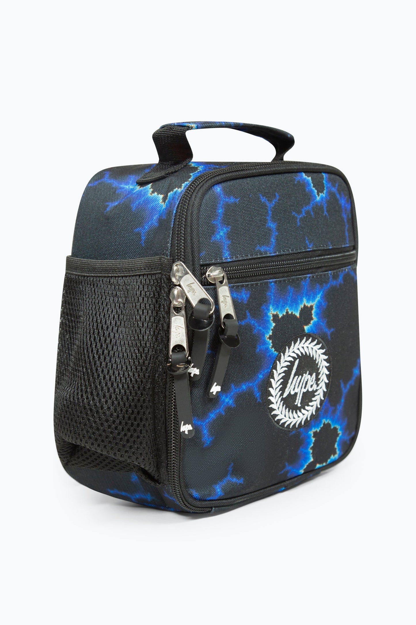 Hype Boys Black Blue Lightning Lunch Box