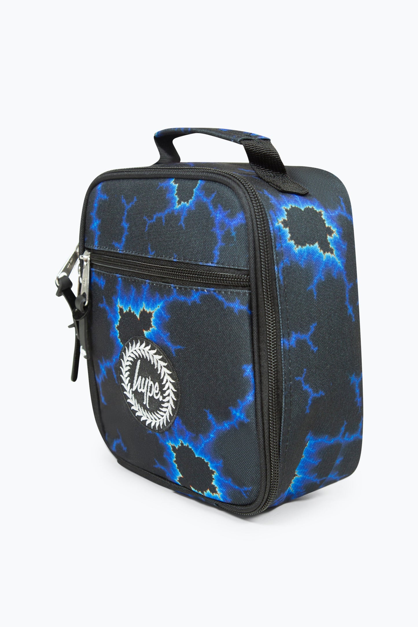 Hype Boys Black Blue Lightning Lunch Box