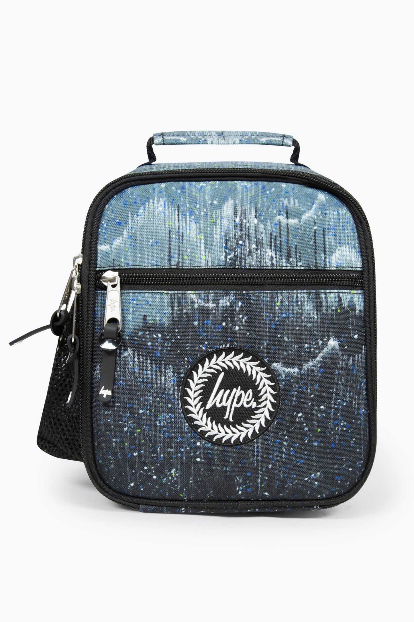 Hype Unisex Black Glitter Drips Lunch Box