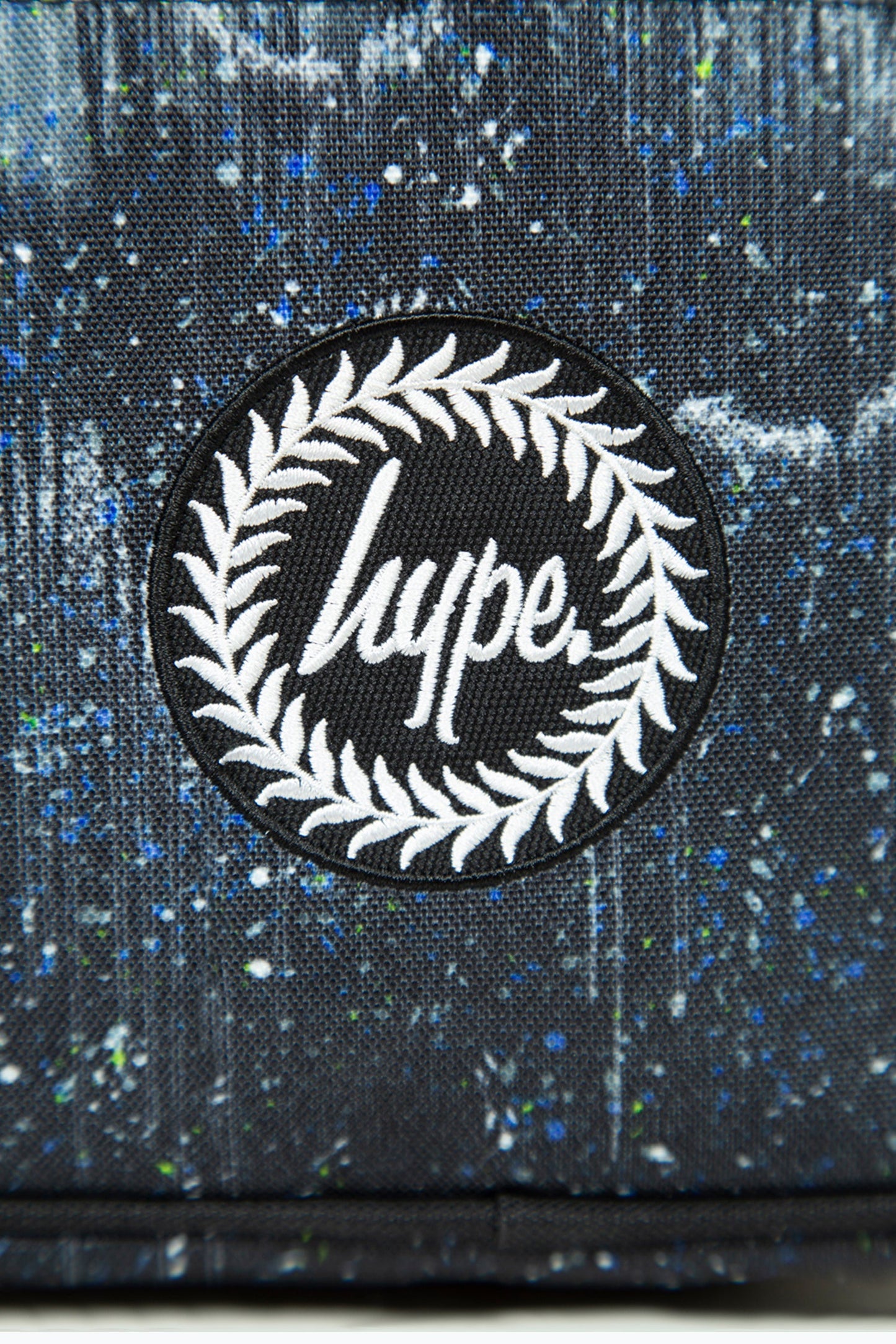 Hype Unisex Black Glitter Drips Lunch Box