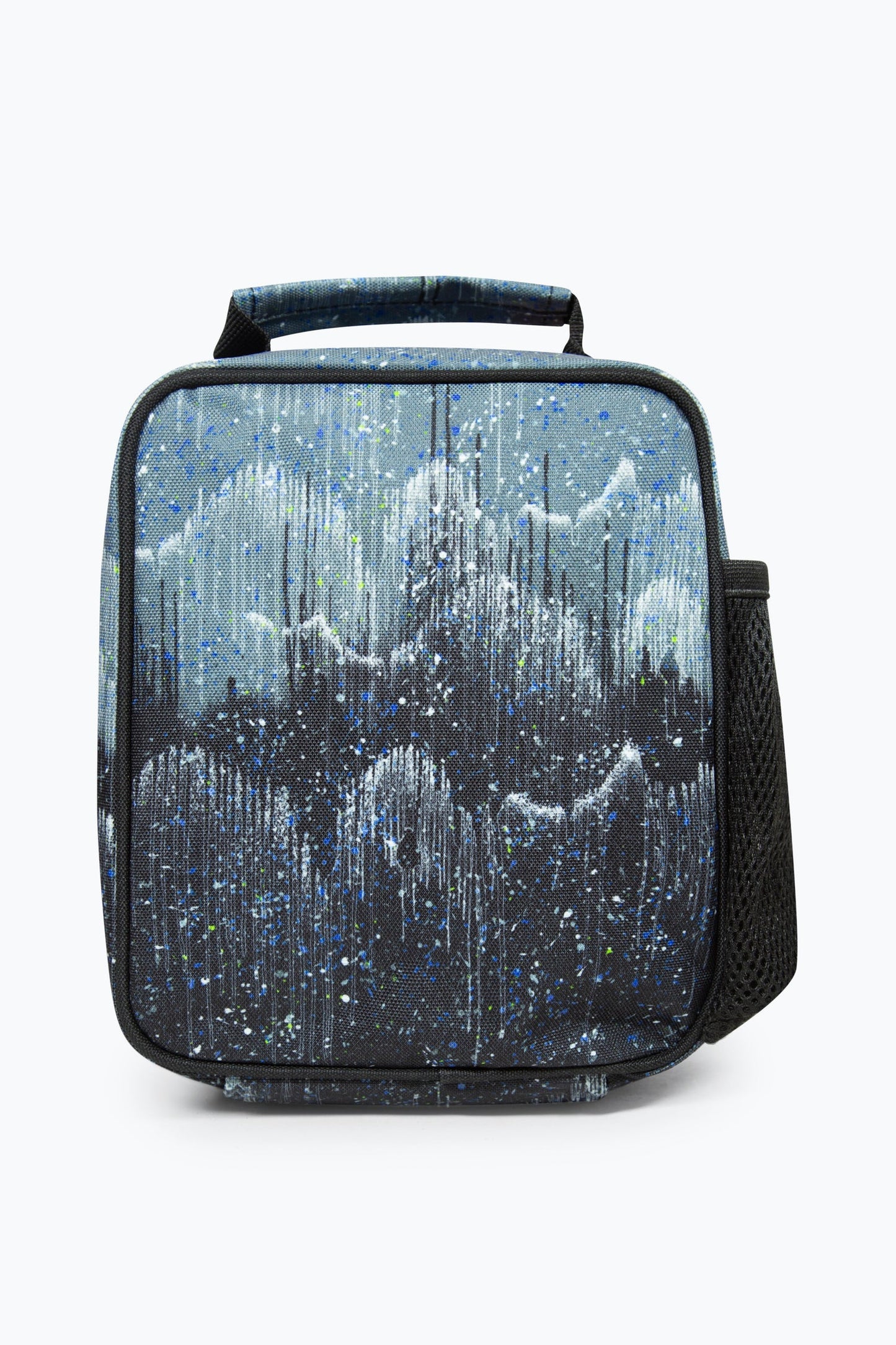 Hype Unisex Black Glitter Drips Lunch Box