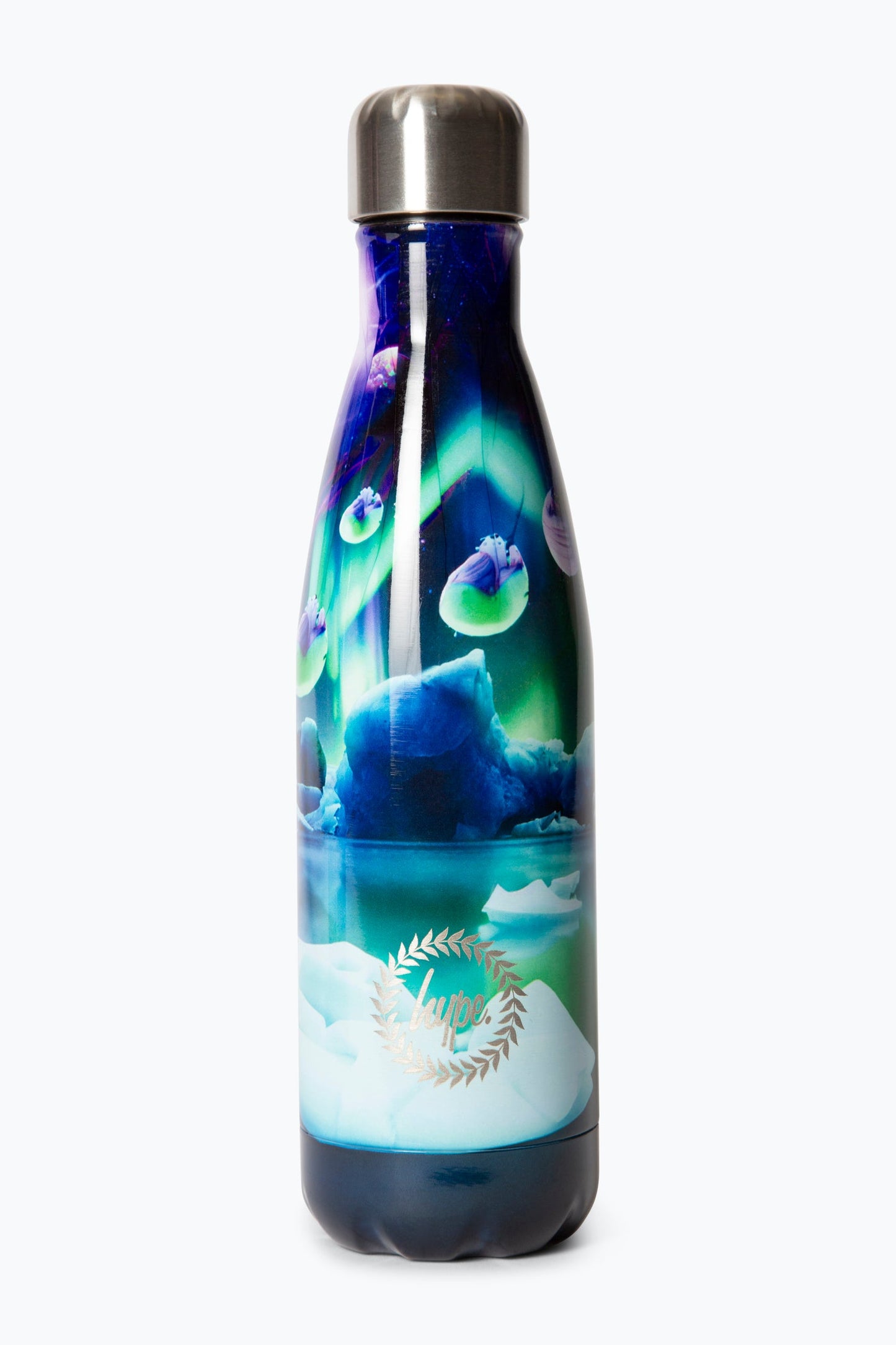 Hype Boys Blue/Green Alien Landscape Thermal Water Bottle