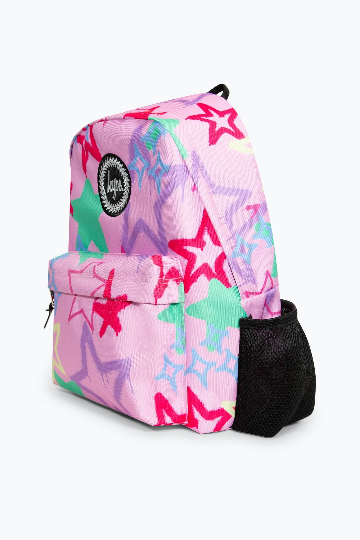 Hype Iconic Pink Graffiti Stars Girls Backpack