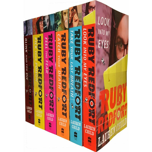 Lauren Child Ruby Redfort Collection 6 Books Set Look in my eye, Feel the Fear