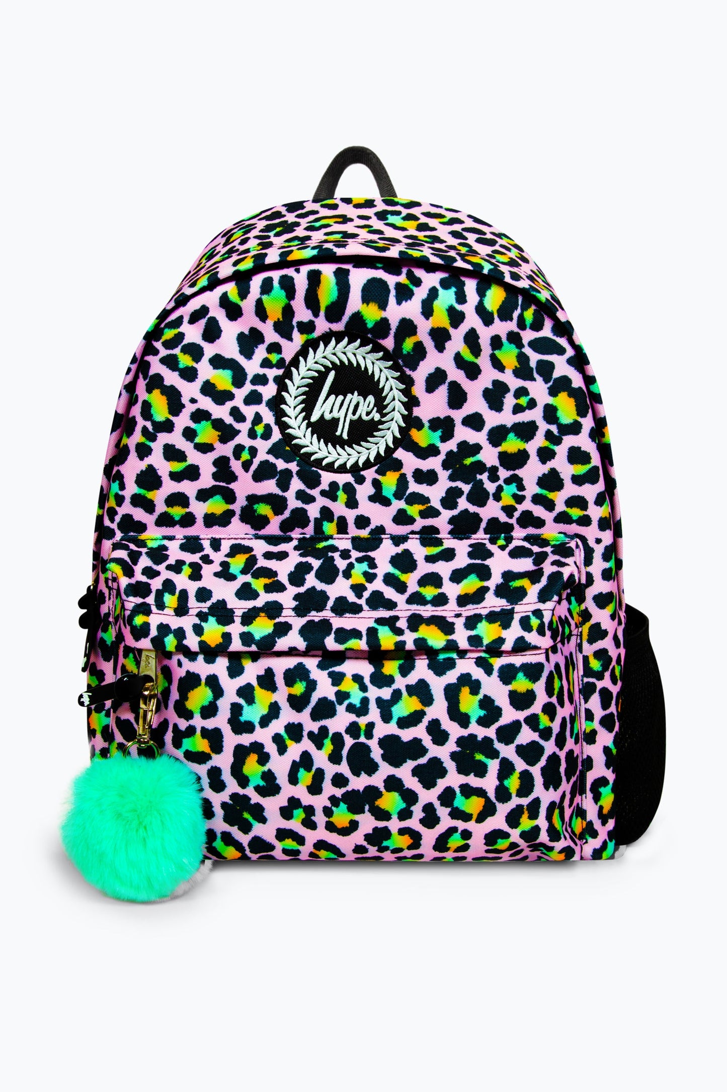 Hype Girls Iconic Pink Disco Leopard Print Backpack