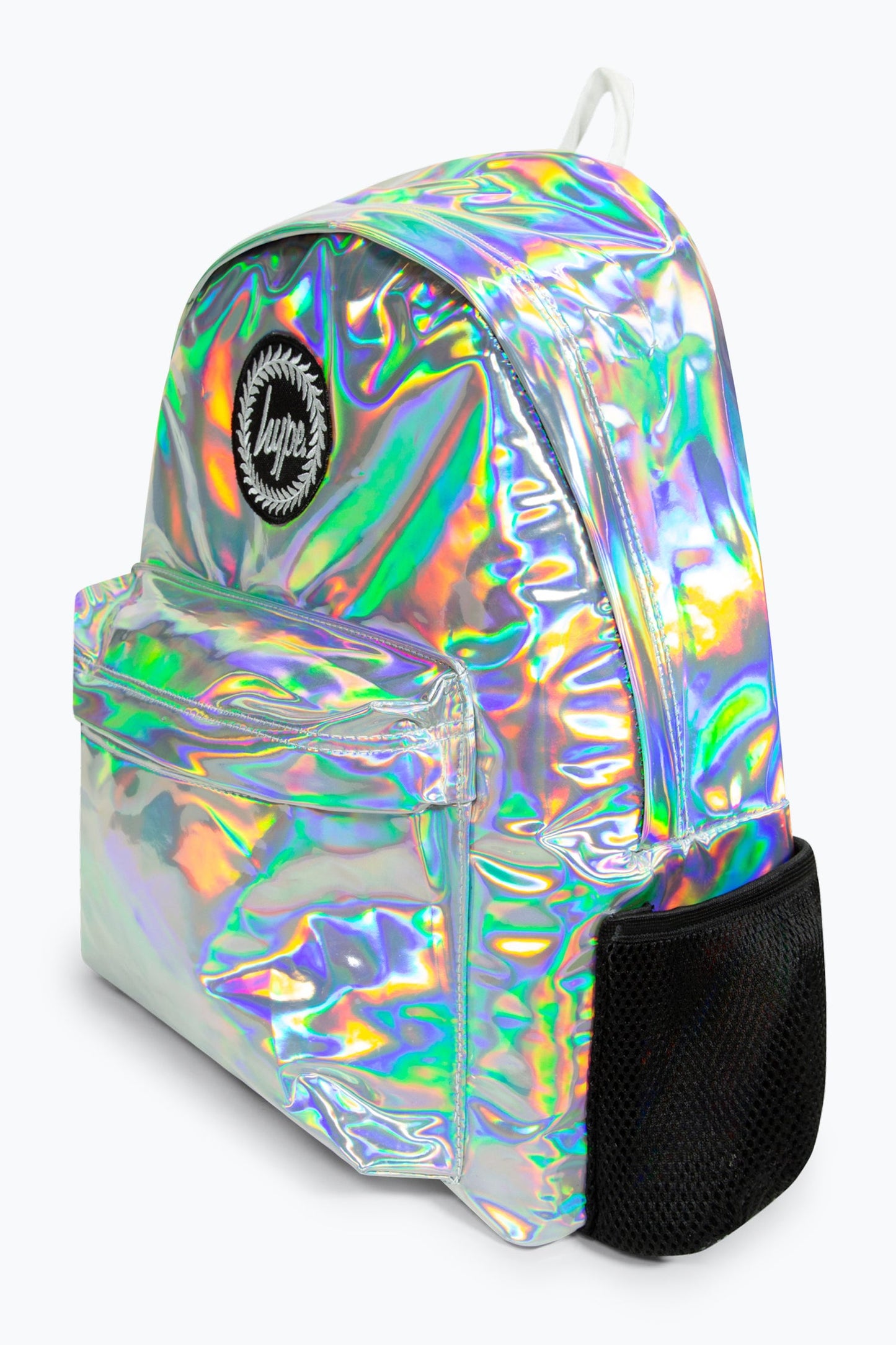 Hype Girls Iconic Silver Holographic Backpack