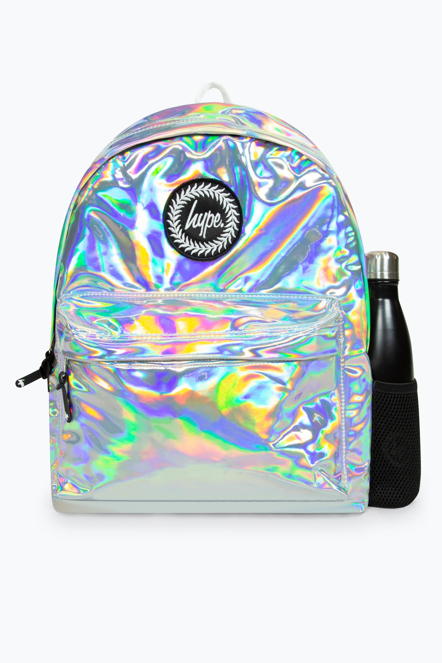 Hype Girls Iconic Silver Holographic Backpack