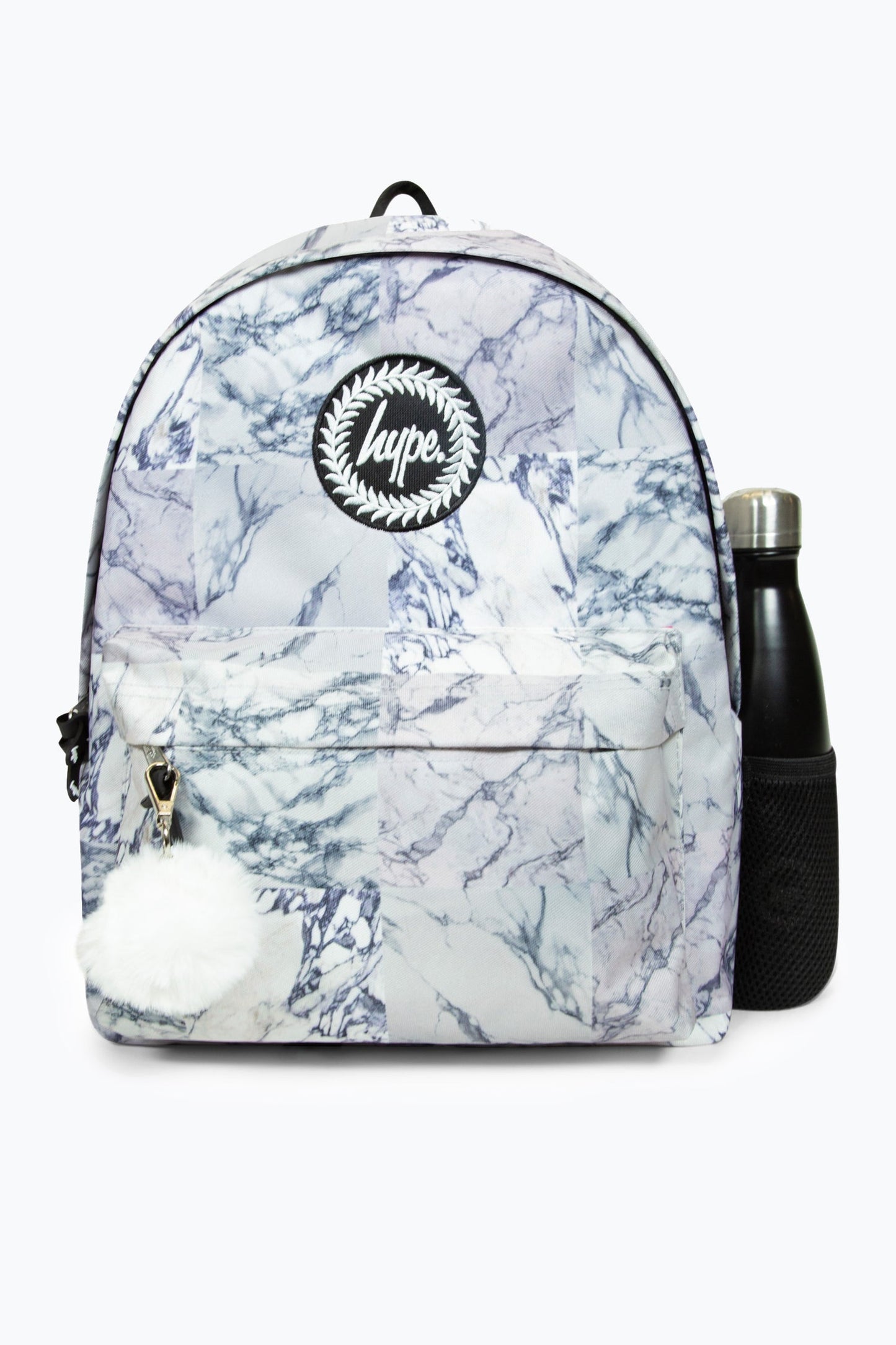 Hype Girls Iconic Grey Marble Backpack