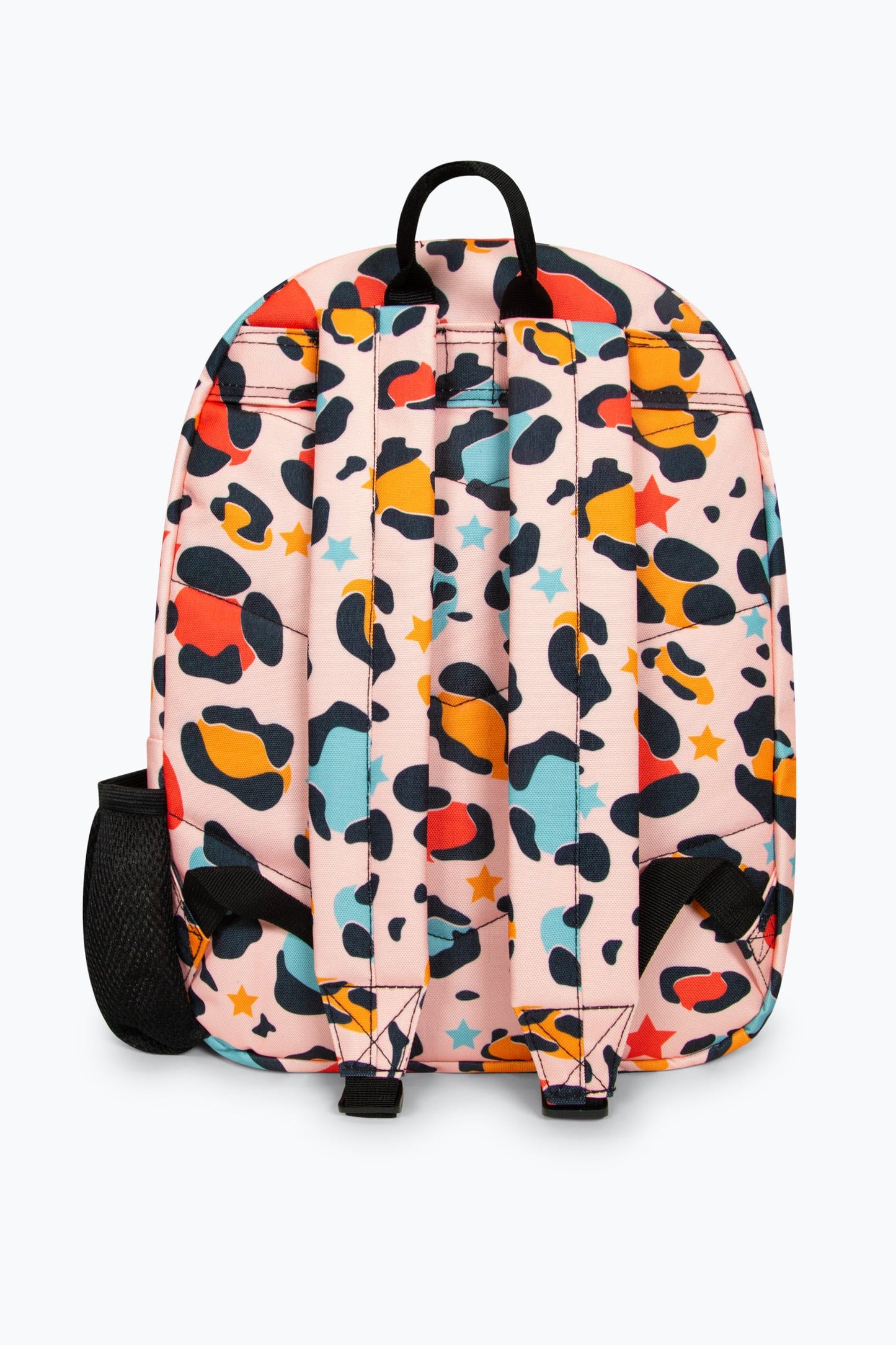 Hype Girls Iconic Peach Star Leopard Backpack