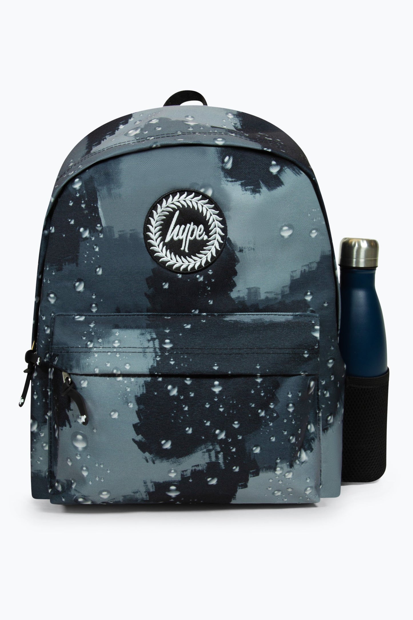 Hype Unisex Iconic Black Raindrop Camo Backpack