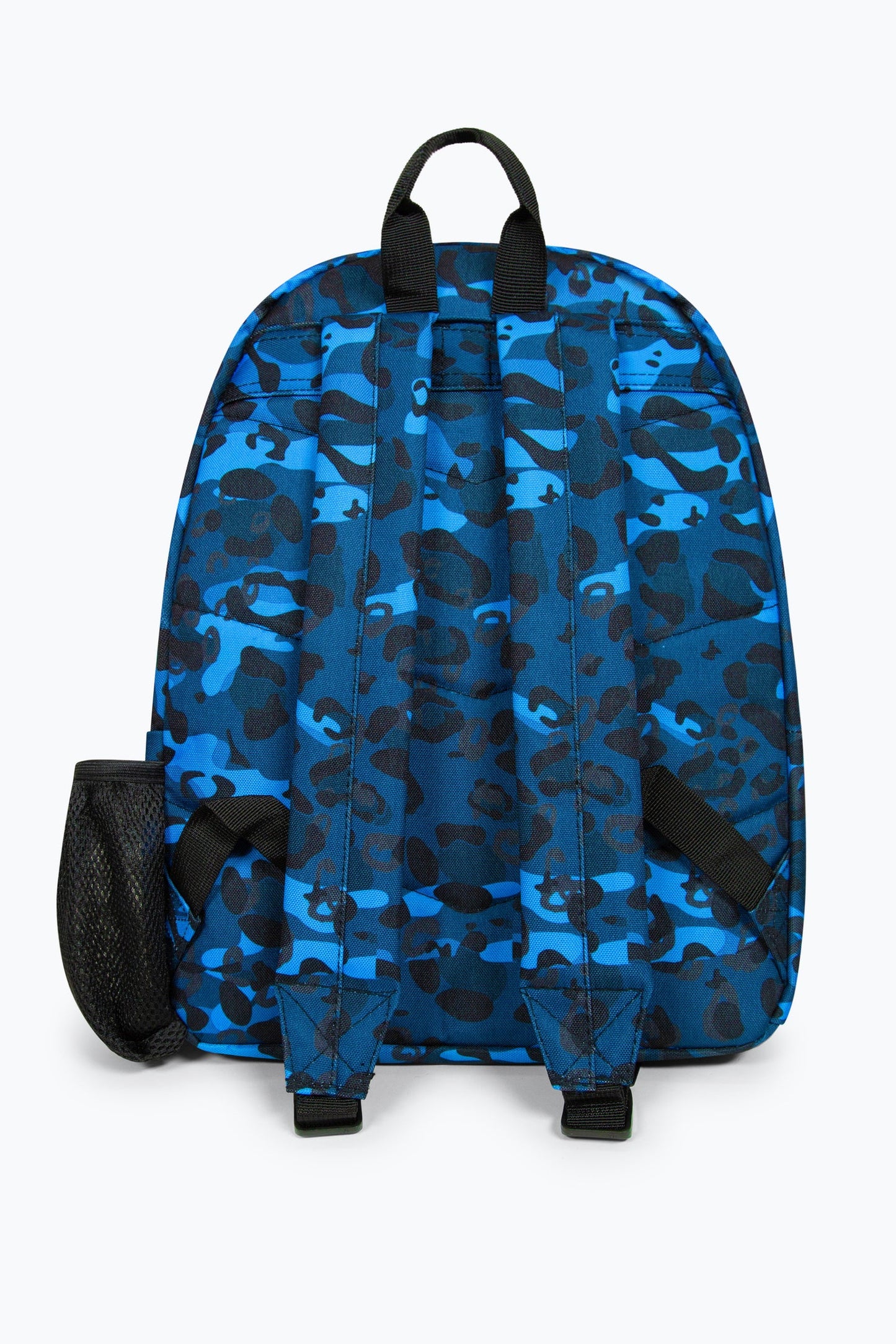 Hype Girls Iconic Blue Camo Leopard Print Backpack