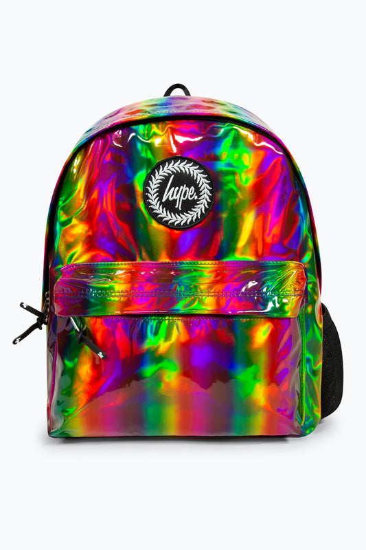 Hype Girls Iconic Rainbow Holographic Backpack