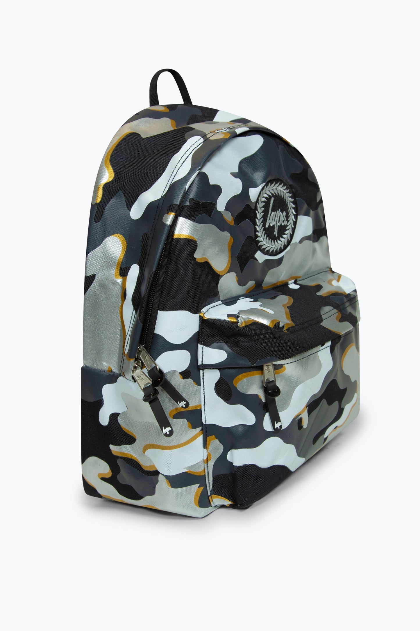 Hype Boys Iconic Mono Gold Outline Camo Backpack