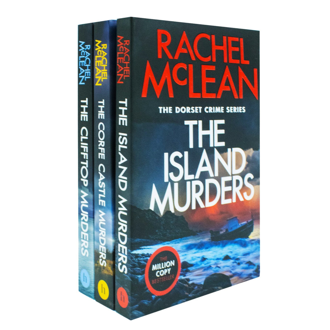 Rachel McLean Dorset Crime Series Collection 3 Books Set (The Corfe Castle Murders, The Clifftop Murders & The Island Murders)