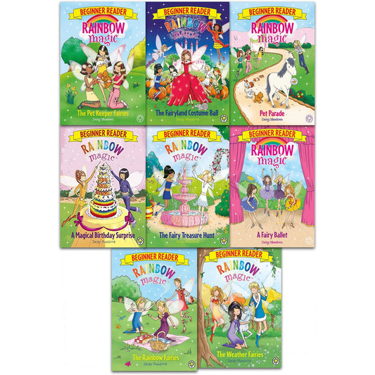 Rainbow Magic 8 Books Set By Daisy Meadows (Early Reader)