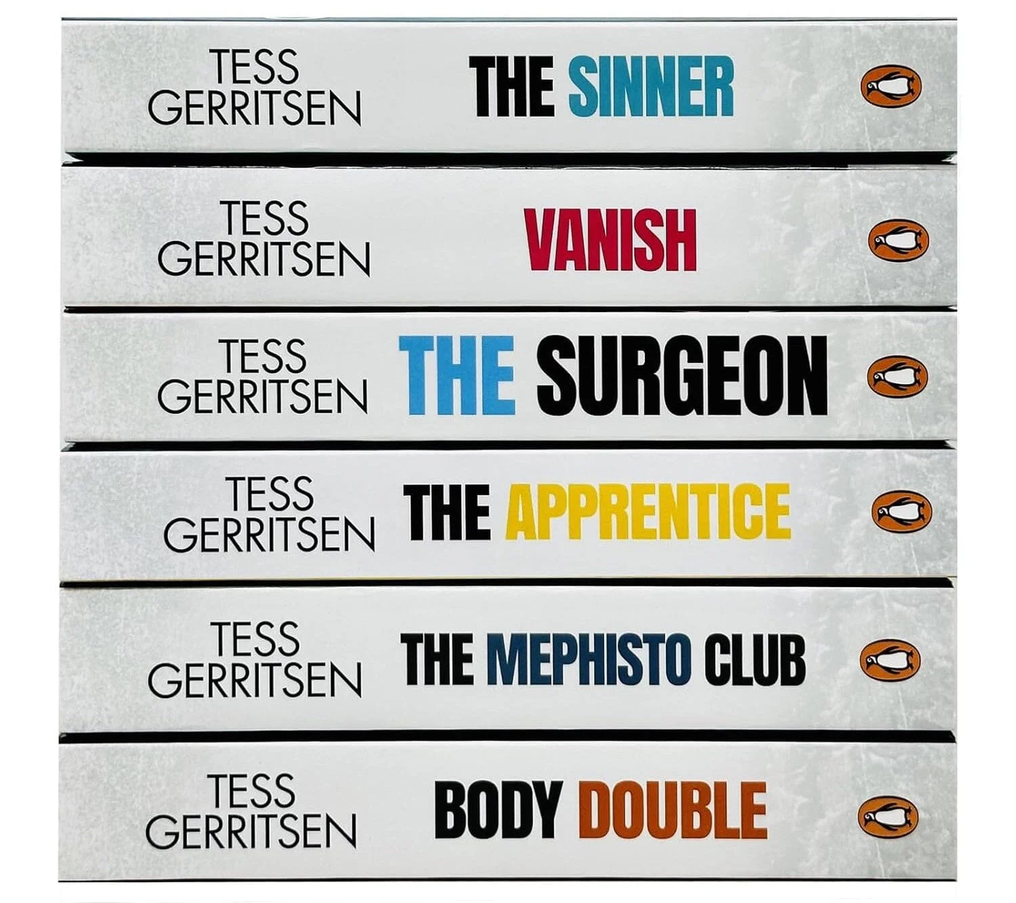 Tess Gerritsen Rizzoli &amp; Isles Series 1-6 Books Collection Set (The Apprentice, The Surgeon, The Sinner, Vanish, The Memphisto Club, Body Double)