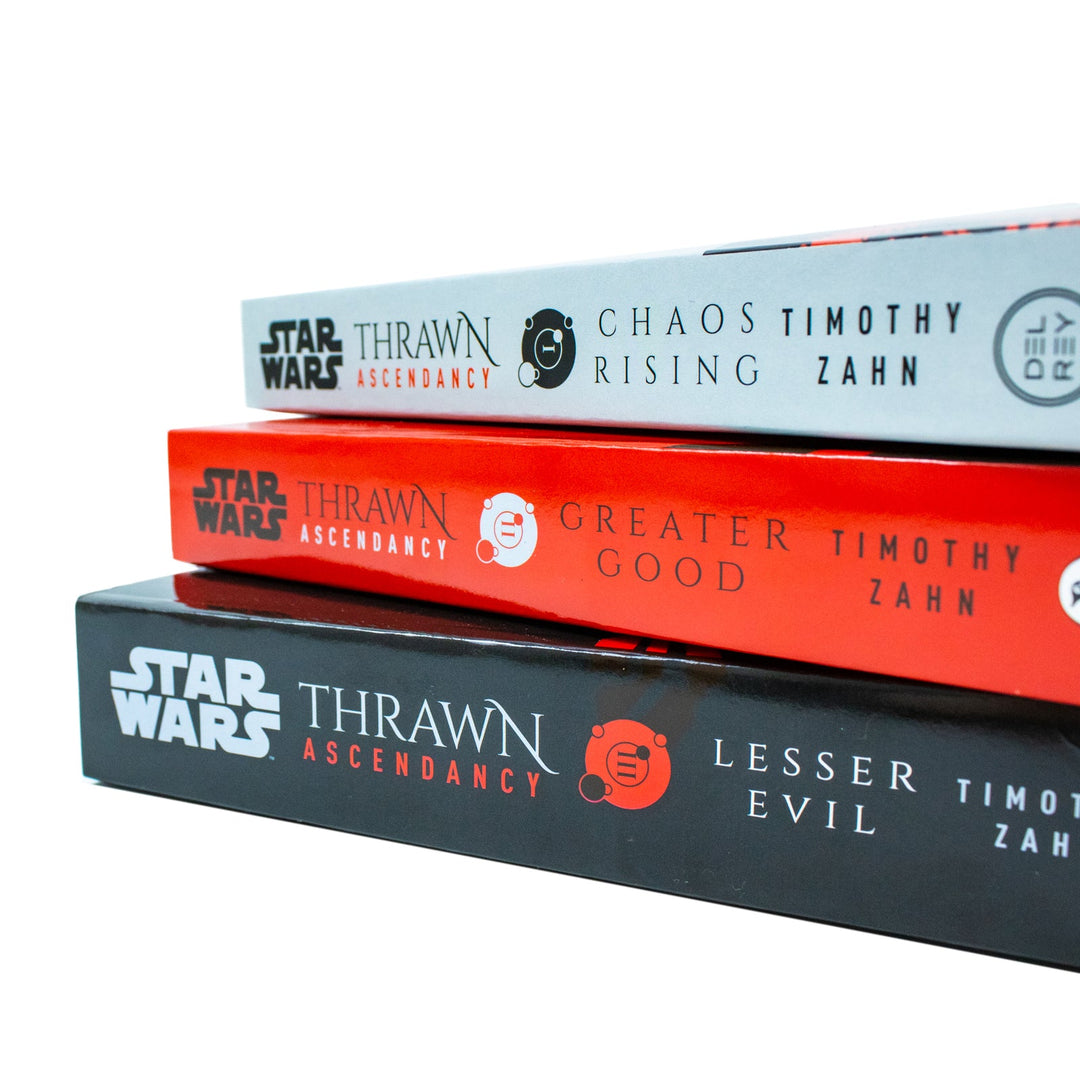 Star Wars Thrawn Ascendancy 1-3 Books Collection Set By Timothy Zahn (Chaos Rising, Greater Good, Lesser Evil)