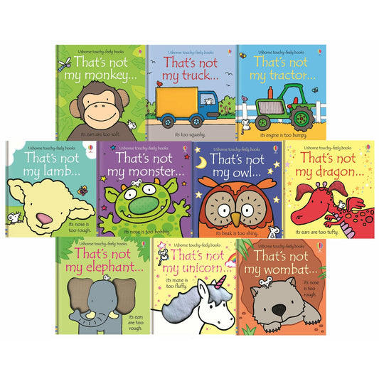 Usborne Thats Not My Toddlers 10 Books Collection Set Pack (Series 1) Fiona Watt Touchy-Feely Board Baby Books