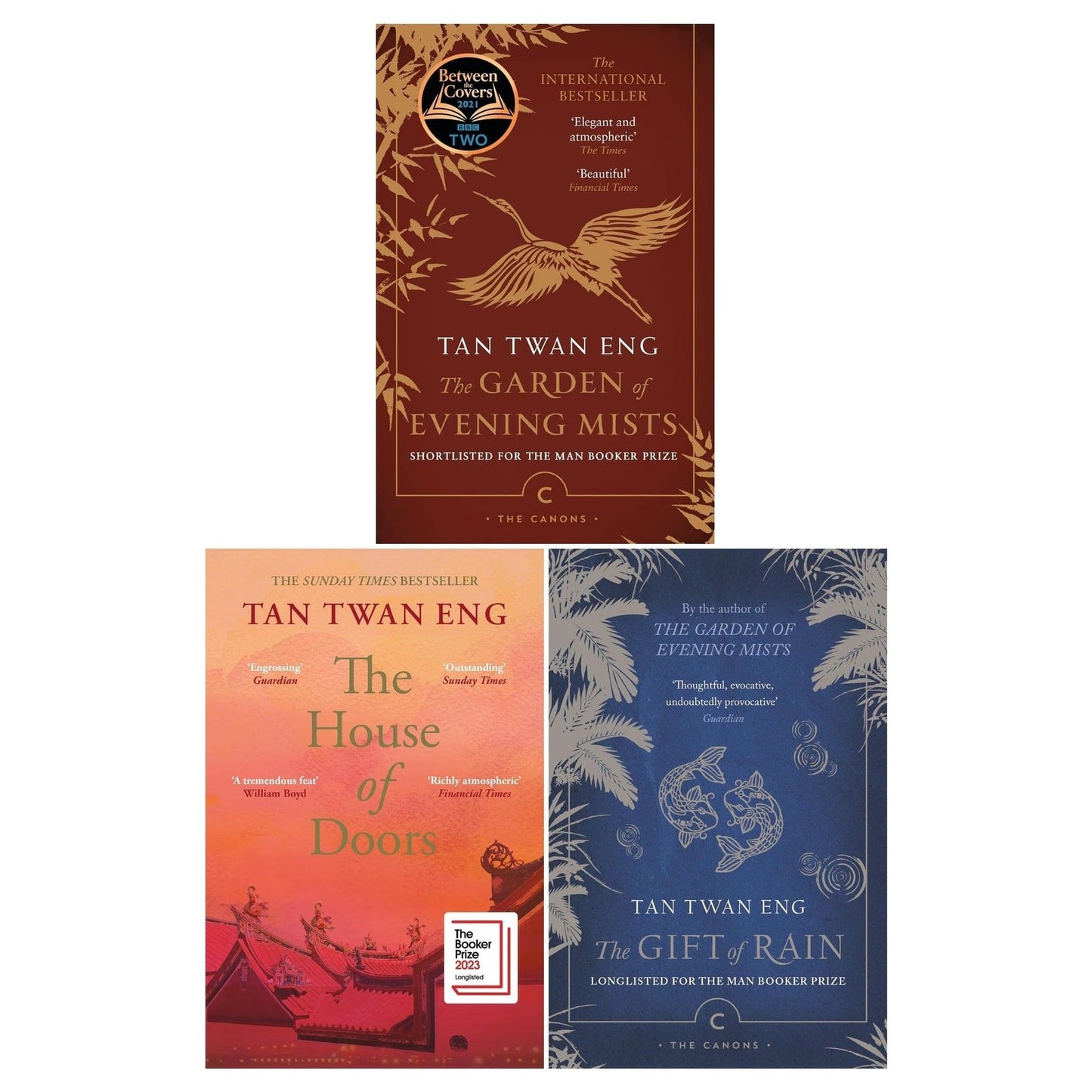 Tan Twan Eng Collection 3 Books Set (The Gift of Rain, The Garden of Evening Mists &amp; The House of Doors)