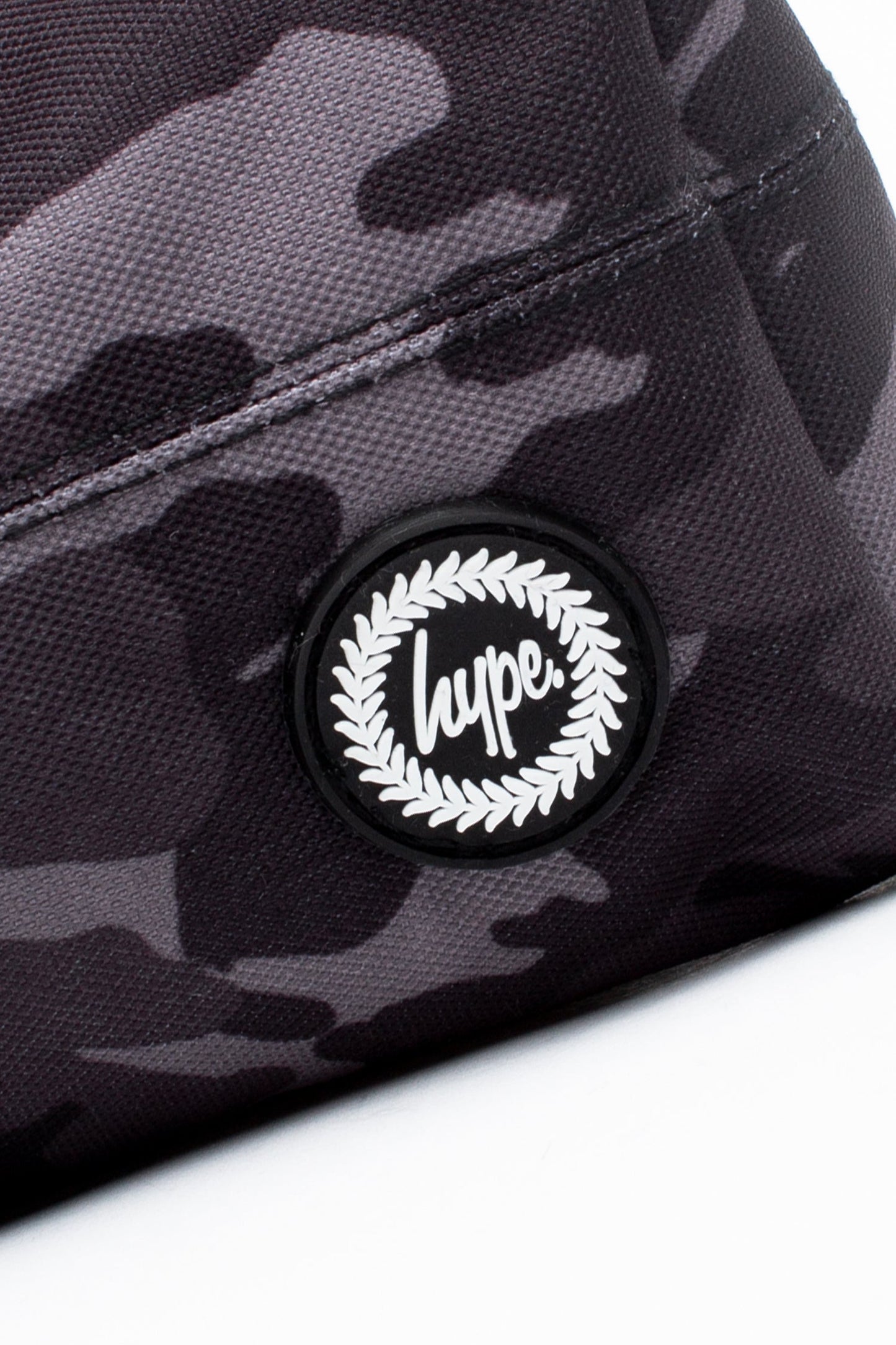 Hype Black & Grey Mono Camo Pencil Case