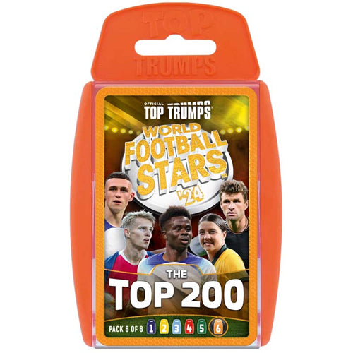 World Football Stars Top 200 Top Trumps – Pack 6